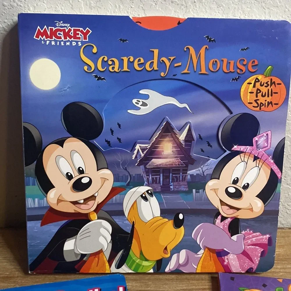 New Children’s Disney Mickey & Minnie Mouse Halloween Holiday Books Bundle